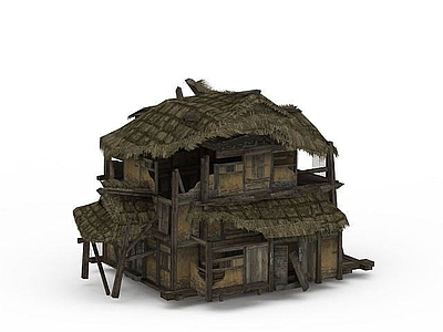 现代剑灵场景游戏场景破木屋