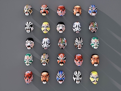 中式挂件 中式京剧脸谱 脸谱挂件