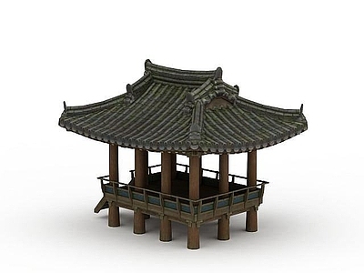 现代剑灵场景凉亭