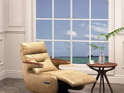 美式现代按摩椅 按摩椅 功能椅