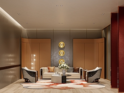 现代轻奢售楼处 洽谈室