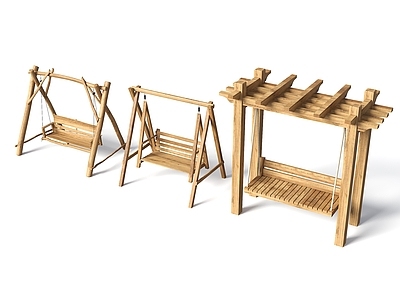 现代秋千椅 庭院秋千 秋千椅 吊椅 户外摇椅 木秋千