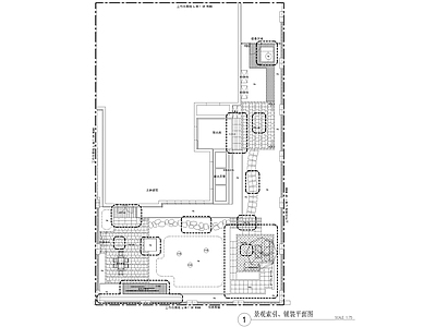 现代庭院 别墅庭院景观绿化 施工图