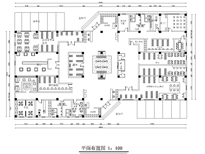 现代简约图书馆 图书馆室内全套图 图书馆室 施工图