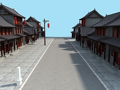 中式古建筑 古建房屋