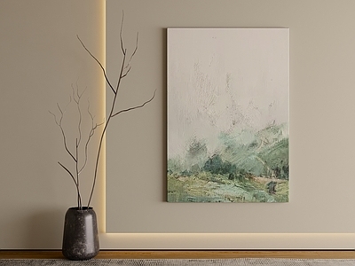 现代侘寂挂画 客厅挂画 办公室挂画 玄关挂画 茶室挂画