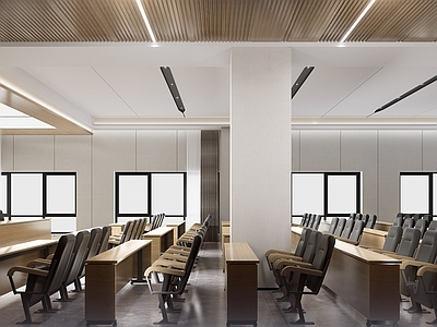 新中式现代报告厅 报告厅 多功能报告厅