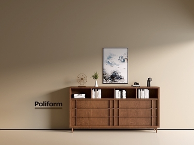 现代玄关柜 边柜 端景柜玄关柜 矮柜 现代木纹柜 in