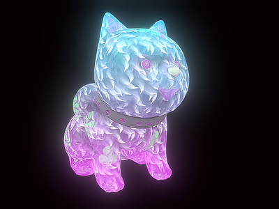虚拟人物 守护神 柴犬 尾巴 猫 眼睛