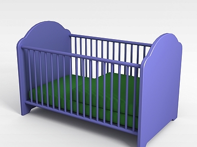 现代铁艺婴儿床