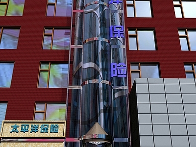 现代室外景观电梯
