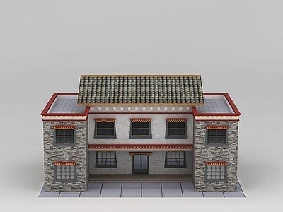 现代民居住宅楼