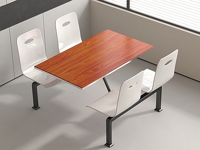 现代中式餐桌椅 食堂桌椅