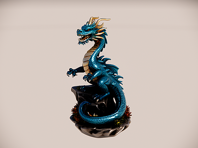 新中式中式其他摆件 中国龙 摆件 艺术品 手办