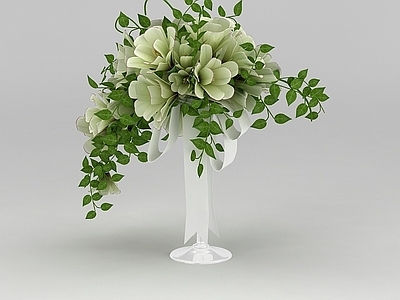 现代简约插花装饰