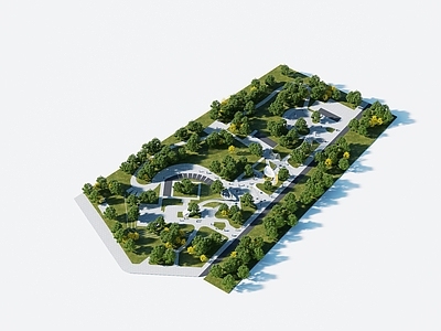 现代北欧口袋公园 口袋公园 街区转角公园 社区公园 口袋公园 公园景观