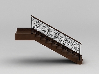 欧式古典欧式实木楼梯