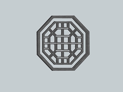 现代镂花窗 镂花窗