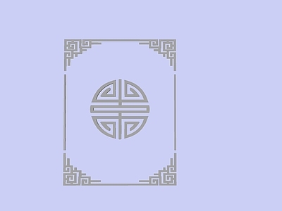 新中式镂花窗 镂花窗