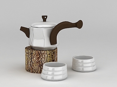 现代精品陶瓷茶具