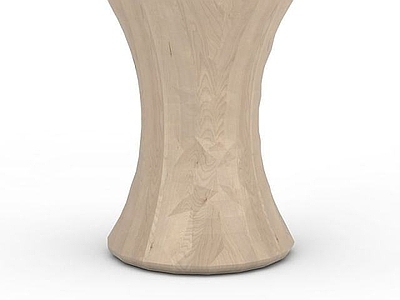 现代创意实木圆几