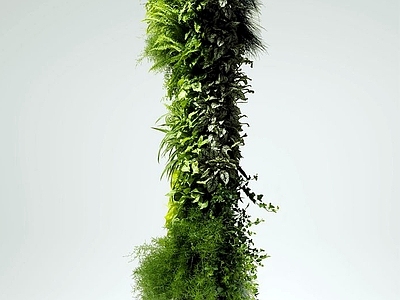 现代绿植墙 植物墙绿植墙景墙