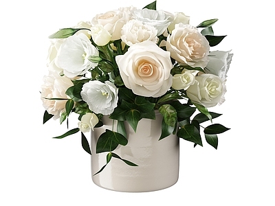 欧式奶油花盆 e15 花瓶 花艺 装饰品 摆件