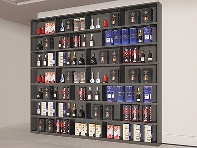 现代酒柜 红酒柜 酒柜 酒瓶 酒品 酒水