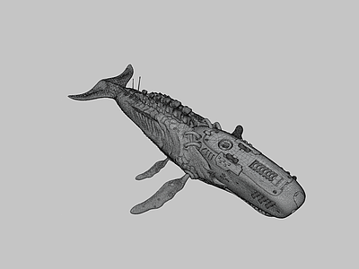 家禽动物 机械 生物 鲸鱼 长尾巴 鱼