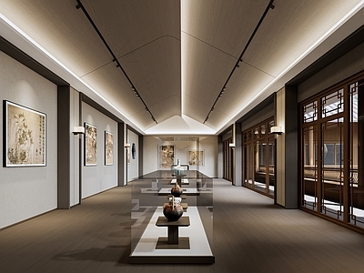 新中式中式其他公共空间 博物馆展览间 展示间 展览馆