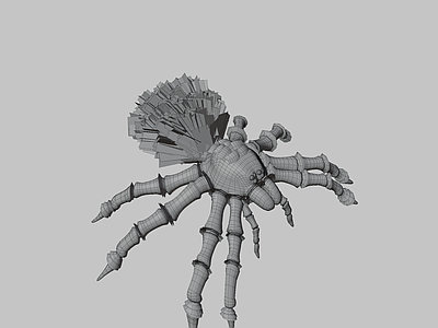 虚拟人物 画 蜘蛛
