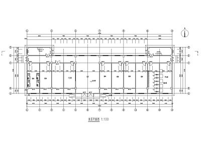 现代学校建筑 宿舍楼 现代宿舍楼 5F宿舍楼 学校宿舍楼 公寓楼 施工图