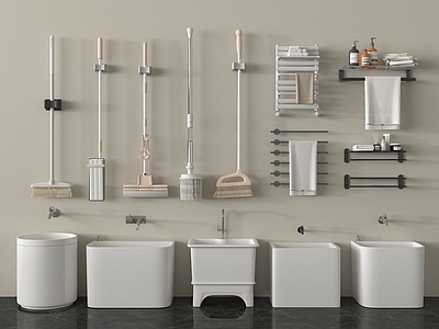 拖把池 卫浴小件 墩布池 拖把 拖把池 拖布池