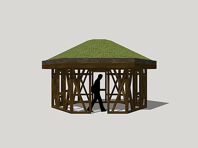 现代廊架 长廊 异形廊架 格栅廊架 圆形 半圆形廊架 金属廊架