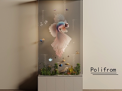 现代轻奢鱼缸 现代轻奢鱼缸