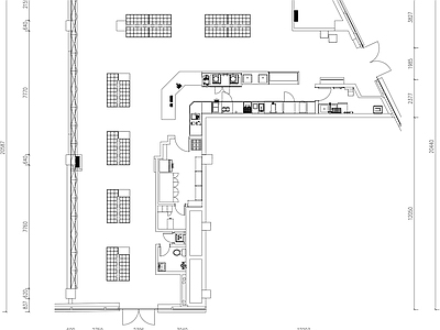 现代便利店 便利店设计平面图 小超市设计平面图 施工图