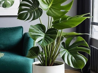 盆栽 现代绿植盆栽