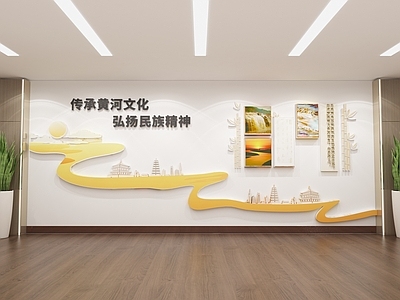 现代新中式文化墙 黄河文化墙 党建文化墙 社区文化墙 乡村文化墙 校园文化墙