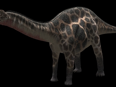 爬行类动物 叉龙恐龙