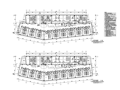 现代医院建筑 滨海医院建筑图 施工图