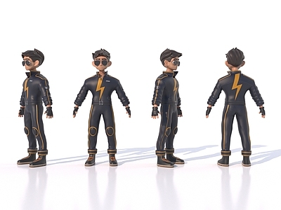 虚拟人物 虚拟人物 秘密特工 游戏人物