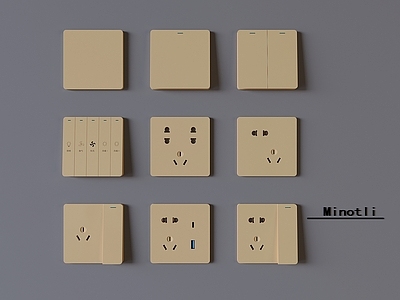 开关 开关插座面板组合