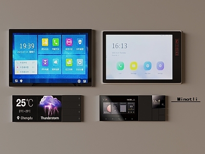 开关 智能可视开关面板 可视对讲室内机 多功能开关