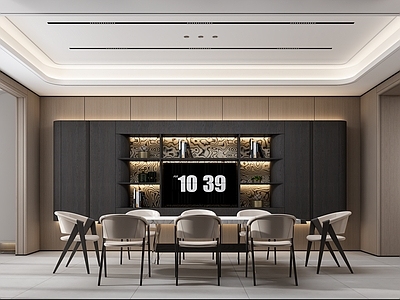 现代家居专卖店 展厅 洽谈区 现代风格 全屋定制