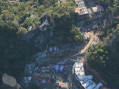 现代自然地面 景观规划 景观地面
