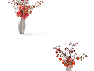 中古侘寂花艺 陶瓷花瓶 玻璃花瓶 花艺 插花 花器