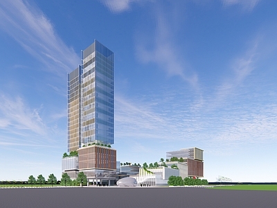 现代商场建筑 超高层商业建筑