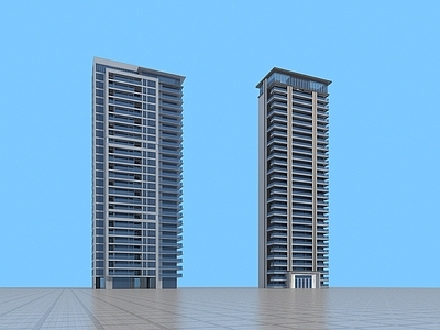 现代高层住宅 纯现代高层住宅