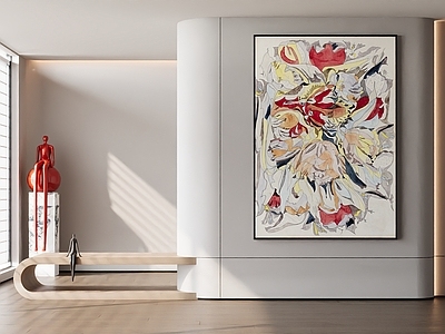 现代法式挂画 女孩房挂画 抽象画 客厅挂画 书房挂画 办公室挂画