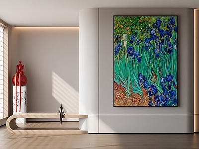 现代法式挂画 抽象画 女孩房挂画 油画 客厅挂画 书房挂画